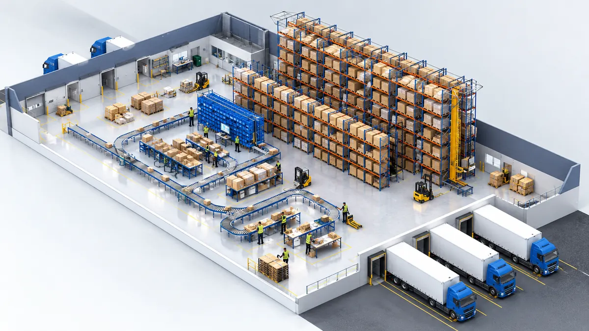 Distribution warehouse with connected Business Central reporting