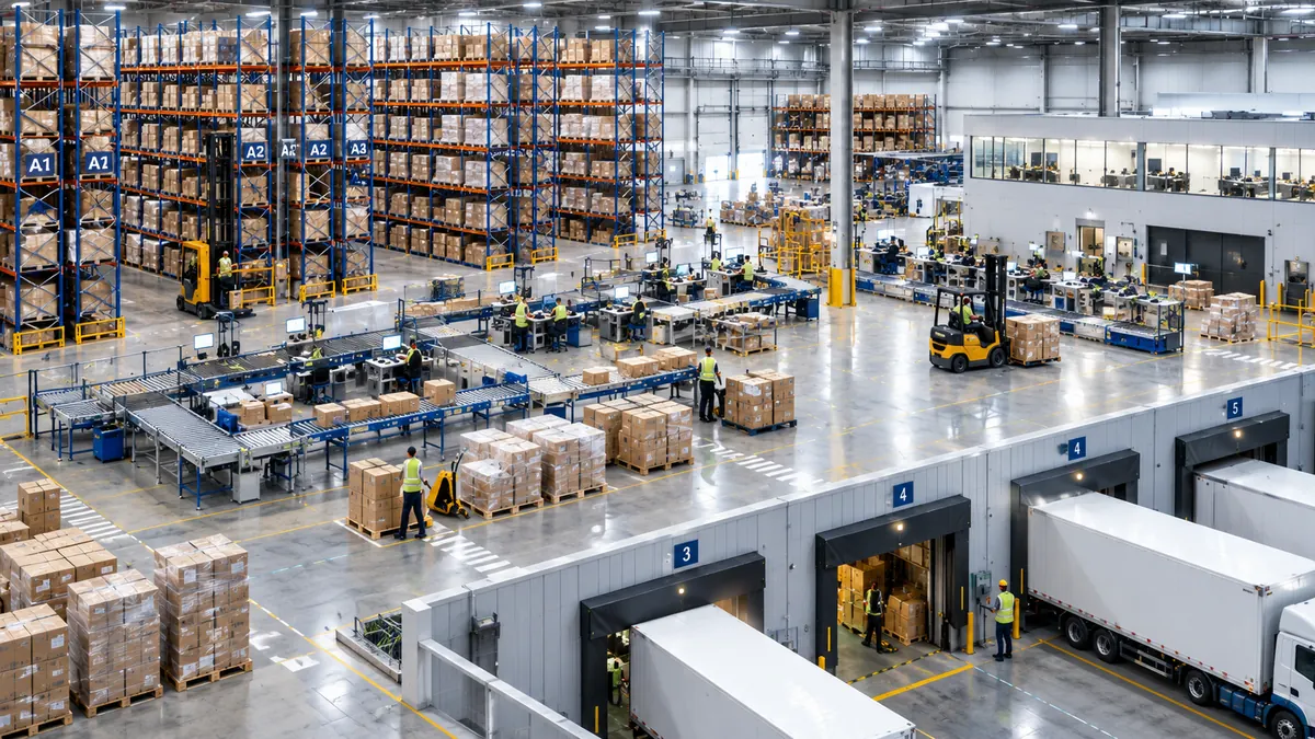 Automated manufacturing workspace with connected reporting